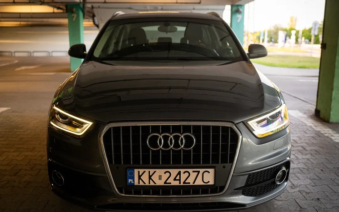 Audi Q3 cena 64200 przebieg: 163994, rok produkcji 2014 z Kraków małe 529